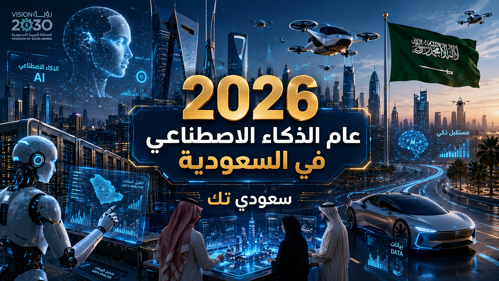2026 عام الذكاء الاصطناعي في السعودية: انطلاقة جديدة نحو الريادة العالمية في التقنية